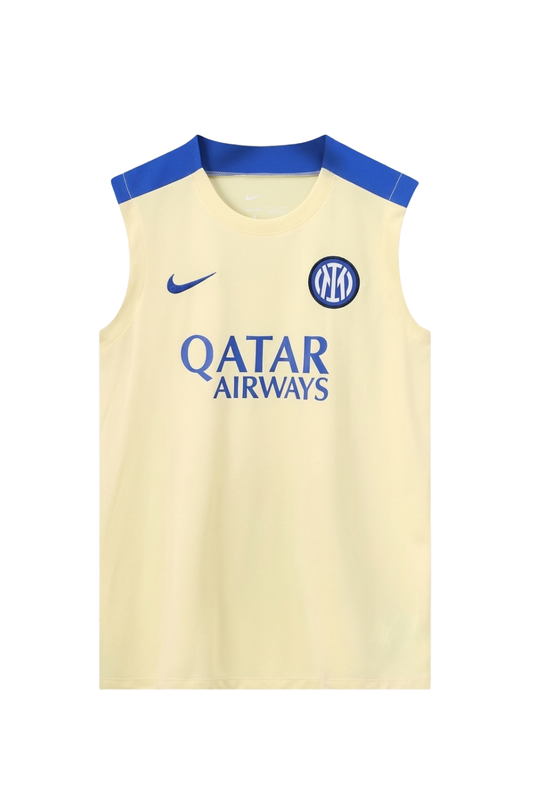 Inter Milan Beige Sleeveless Set