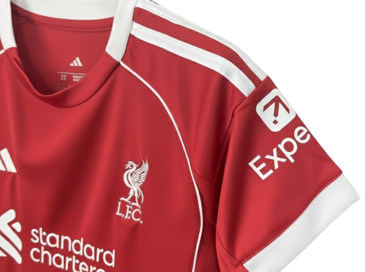Liverpool Home Kit Kids Size 2025/2026