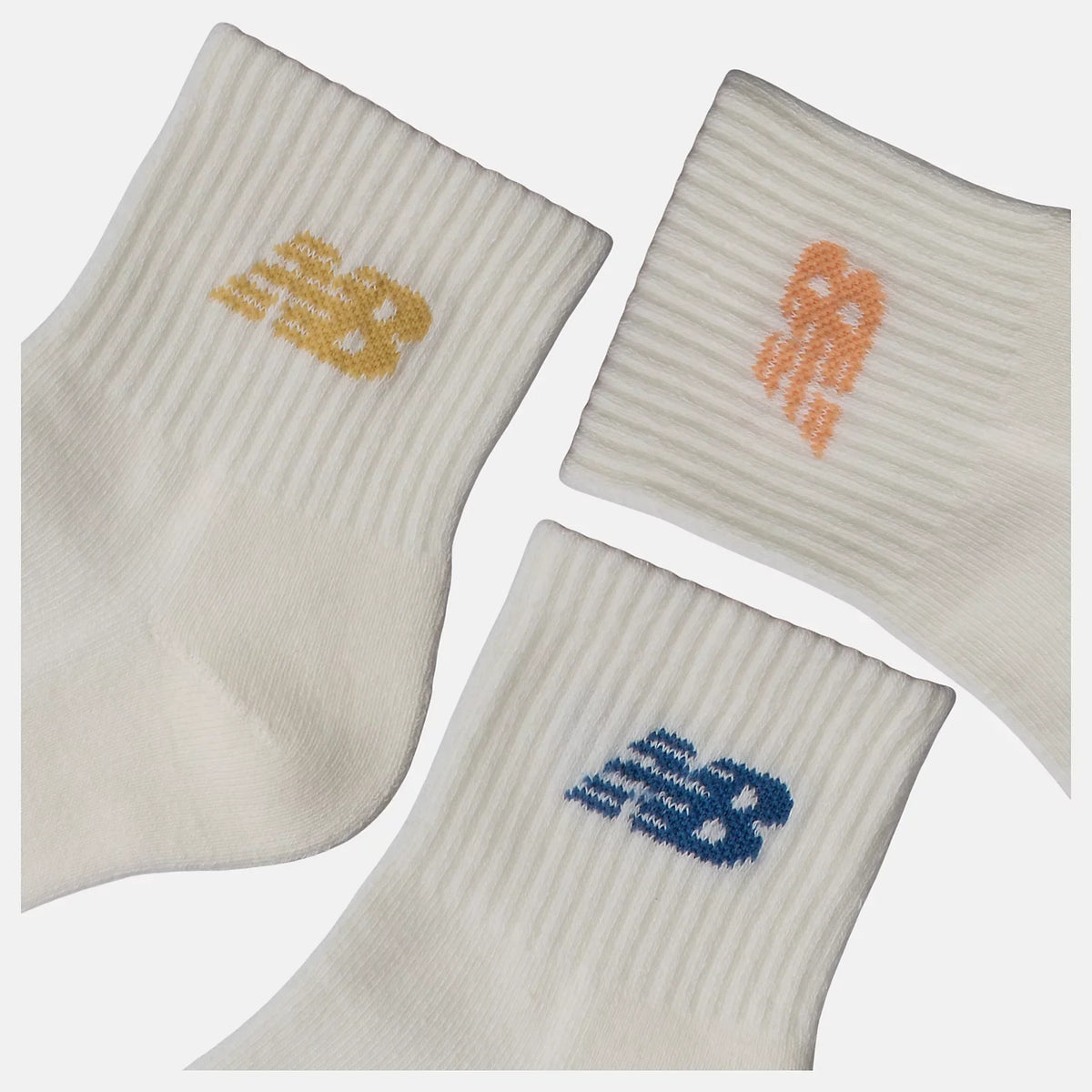 New Balance socks Everyday Ankle White LAS51303 SST 3 Pairs
