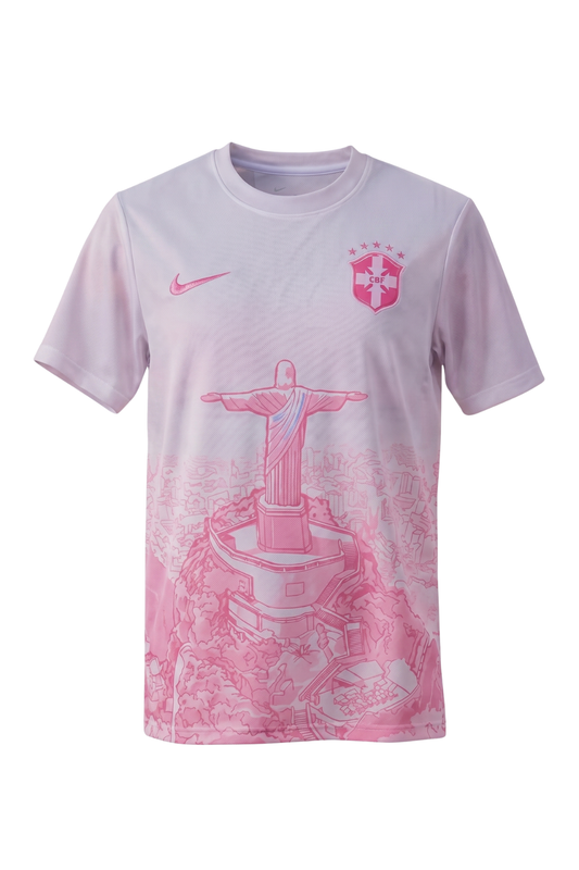 Brazil "The Redeemer" Pink Limited Jersey