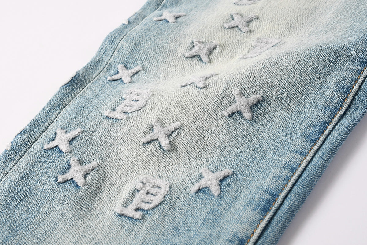 Purple 9152 Denim Jeans