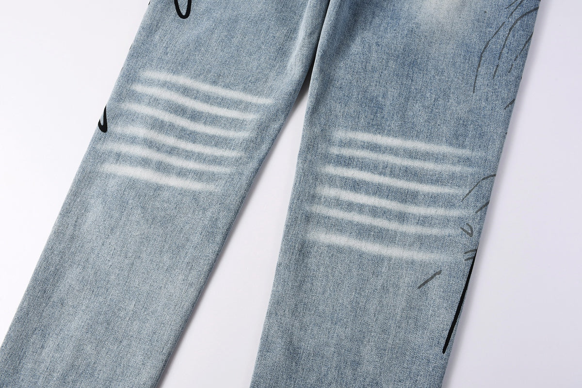 Purple 9158 Denim Jeans