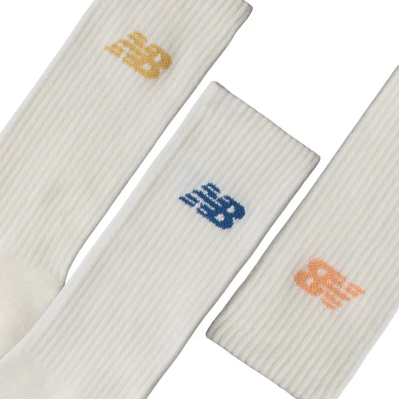 New Balance Socks Everyday Crew White LAS51293 SST 3 Pairs