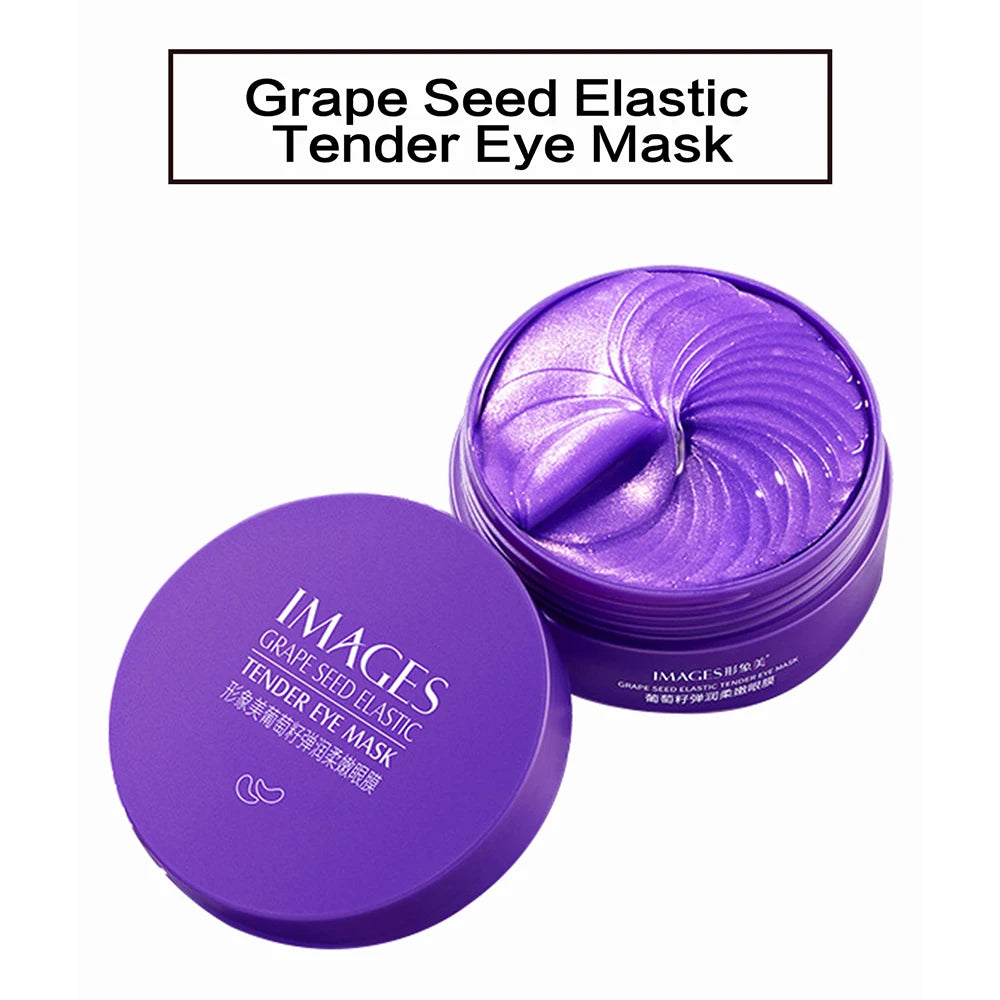 Pomegranate Eye Mask Multi-Effect Nourishing And Moisturizing Eye Patch for Hydrating the Eye Area 60pcs/bottle-1 bottle