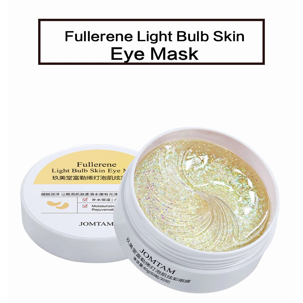 Pomegranate Eye Mask Multi-Effect Nourishing And Moisturizing Eye Patch for Hydrating the Eye Area 60pcs/bottle-1 bottle