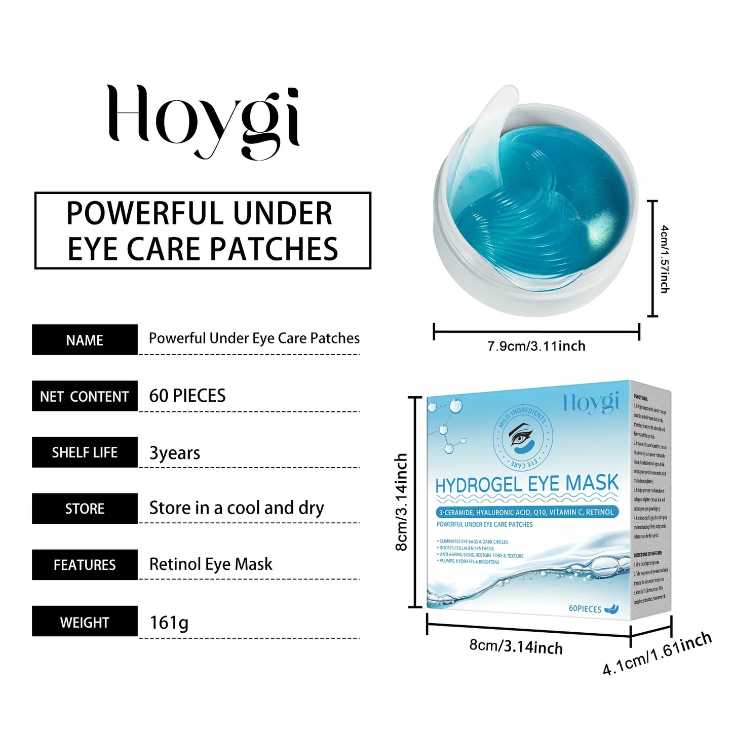 Retinol Eye Care Series Anti-Wrinkle Eye Cream Serum Stick & Patches For Dark Circles Wrinkles Firming Moisturizing Eye Care