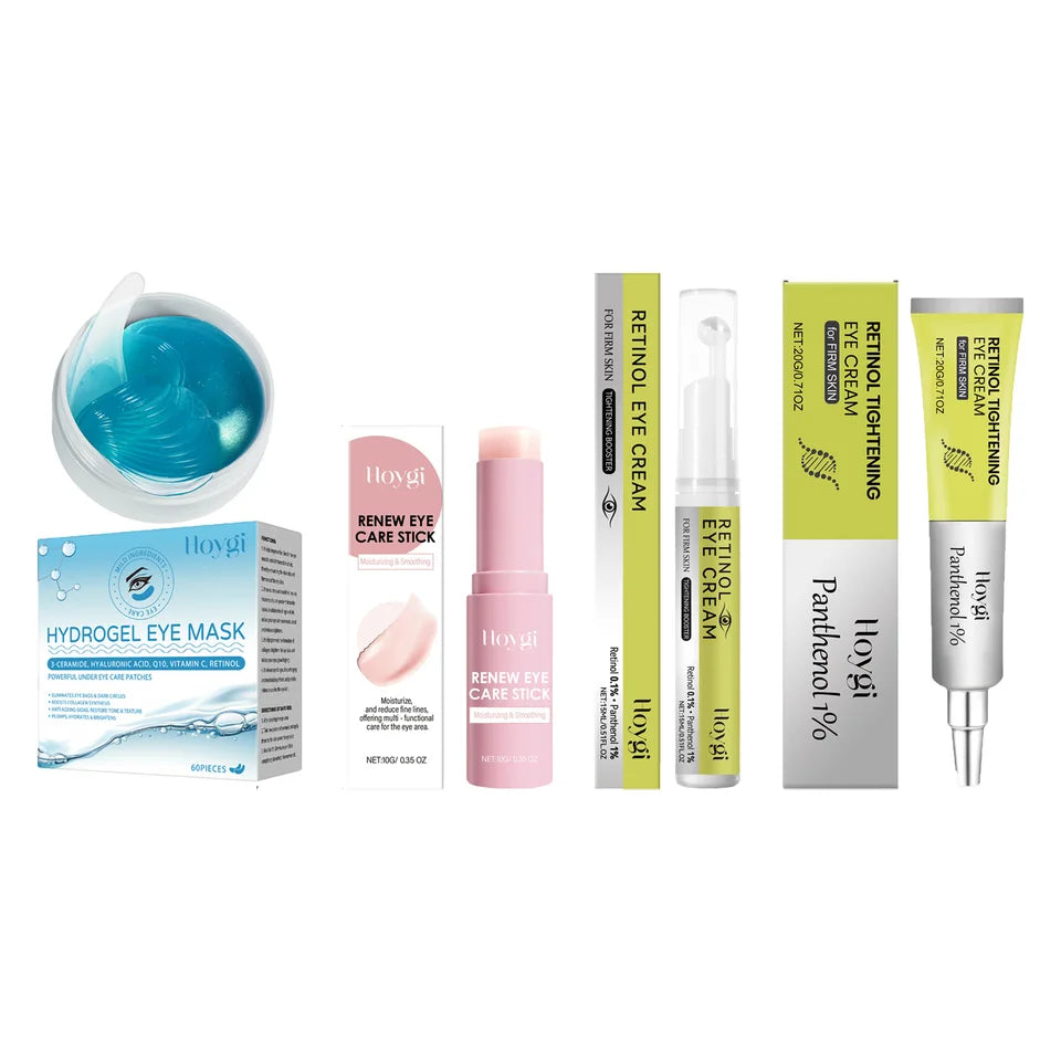 Retinol Eye Care Series Anti-Wrinkle Eye Cream Serum Stick & Patches For Dark Circles Wrinkles Firming Moisturizing Eye Care