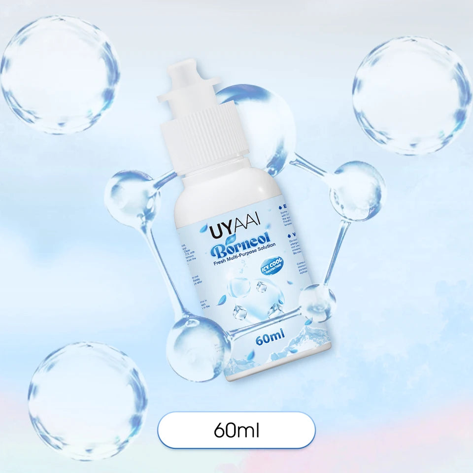 UYAAI 60ML/120ML Contact Lens Liquid Nursing Solution Icy Cool Protection Gently Relieve Cleaning Moisturizing Eye Health Care