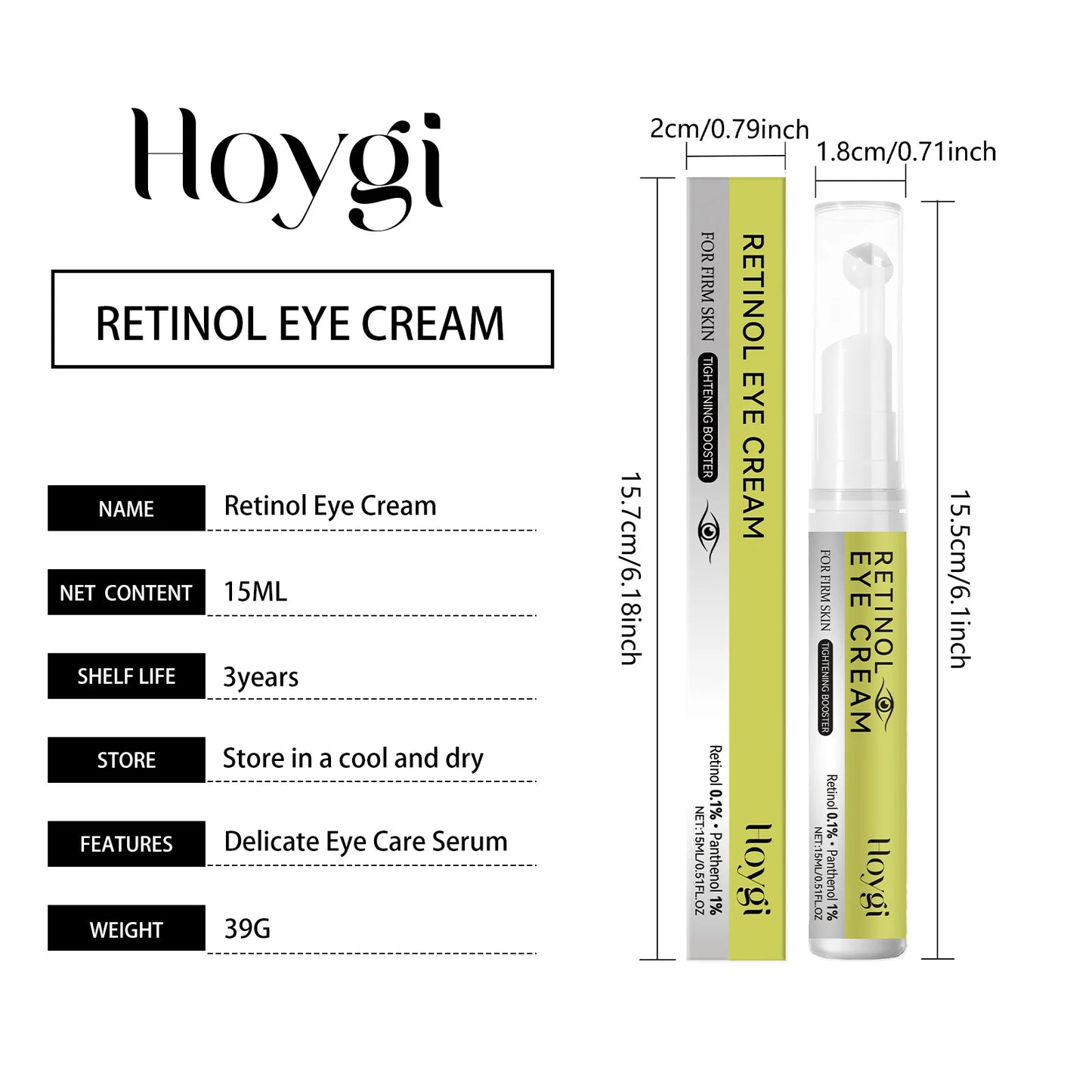 Retinol Eye Care Series Anti-Wrinkle Eye Cream Serum Stick & Patches For Dark Circles Wrinkles Firming Moisturizing Eye Care