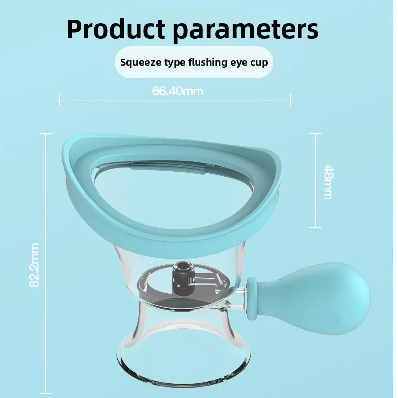 Soft Silicone Eye Wash Cup Reusable Eye Cleaner Flushing Rinse Cup Daily Eye Care Tool for Students Beauty Personal Care
