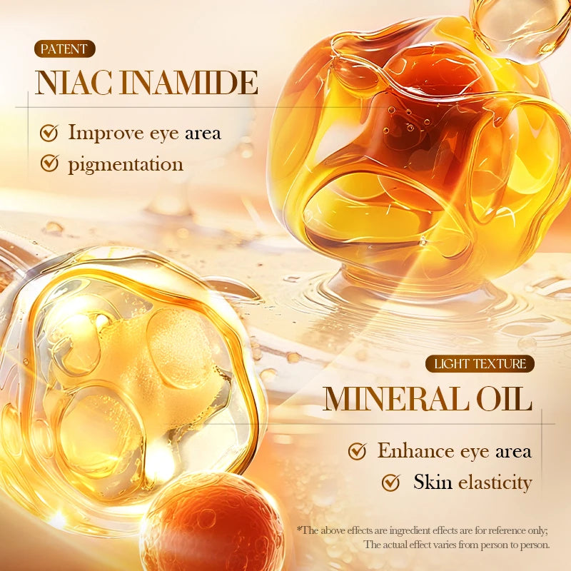 Snake Venom Peptide Caffeine Anti Wrinkle Massage Eye Cream Anti Dark Circles Puffiness Anti-Aging Moisturizing Eyes Skin Care