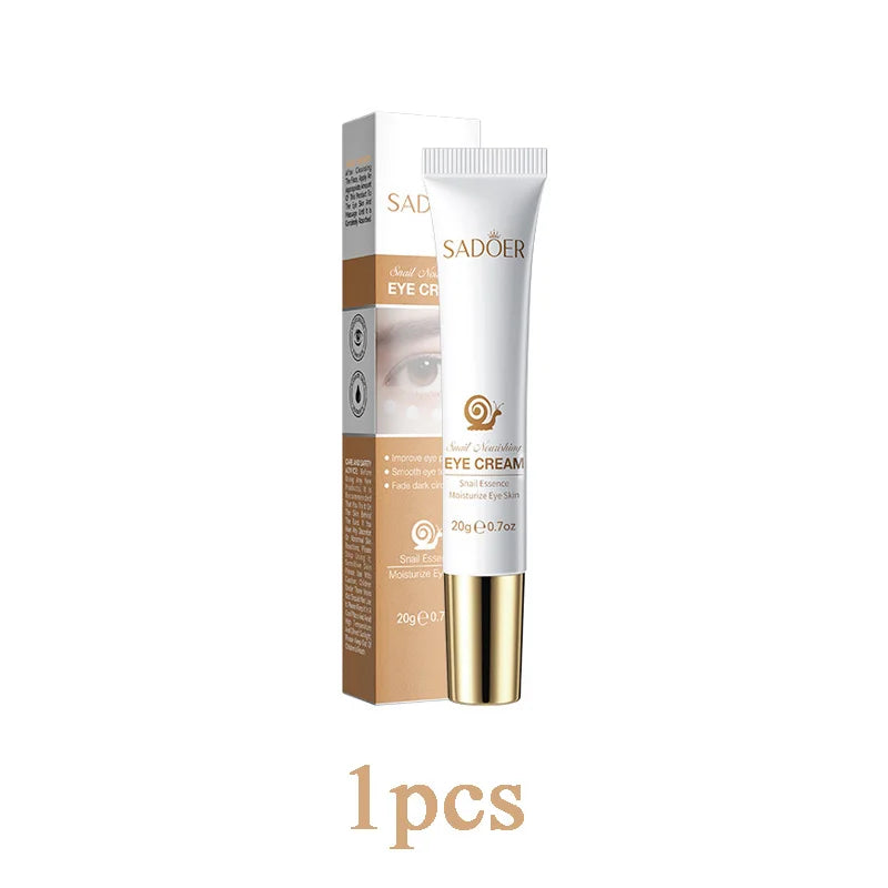 SADOER Snail Eye Cream Anti Wrinkle Dark Circles Under The Eyes Remove Eye Bags Moisturizing Anti-Aging Eyes Skin Care Products