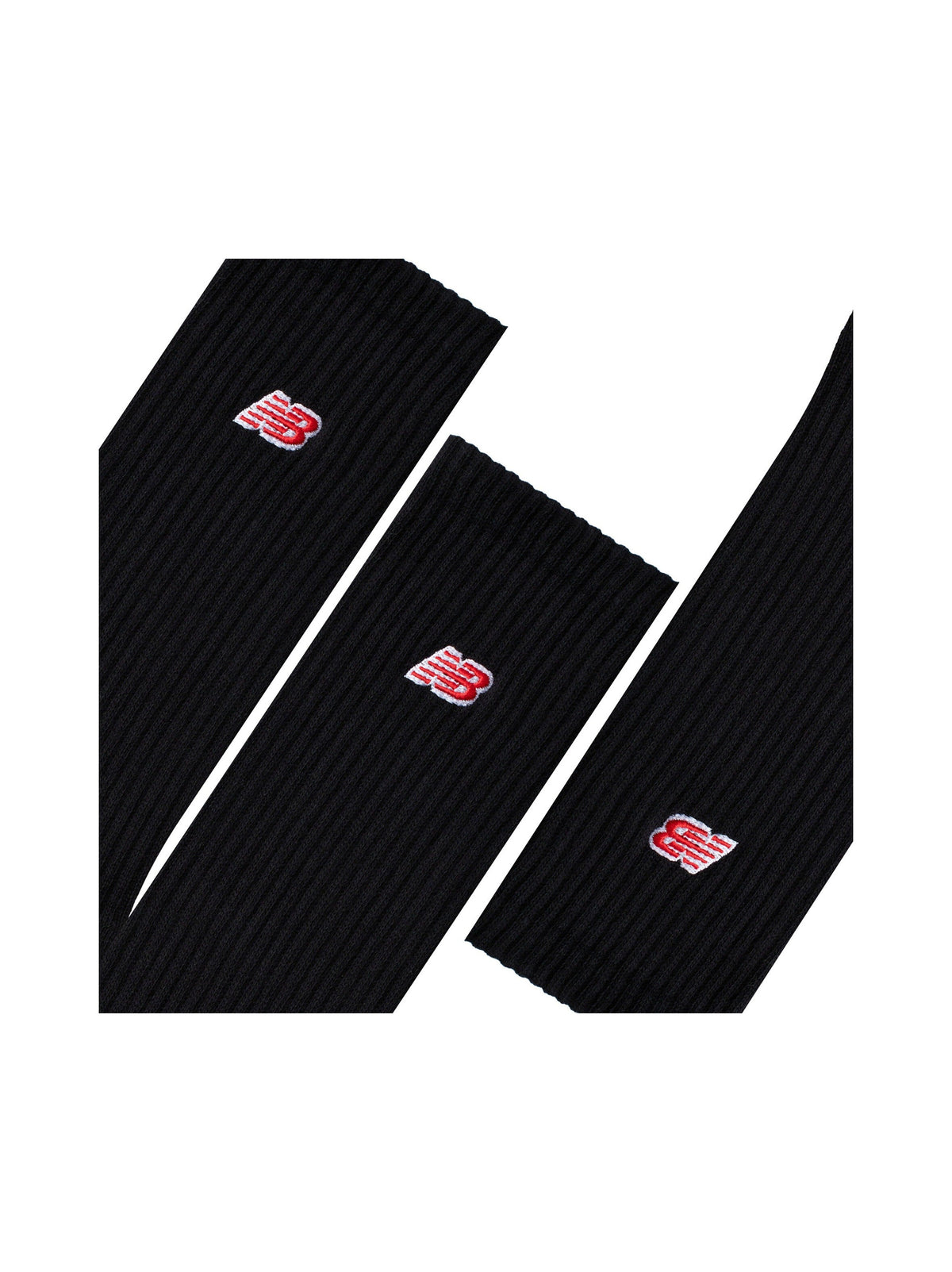 New Balance kojinės Pach Logo Crew Black LAS51263 3 Pairs