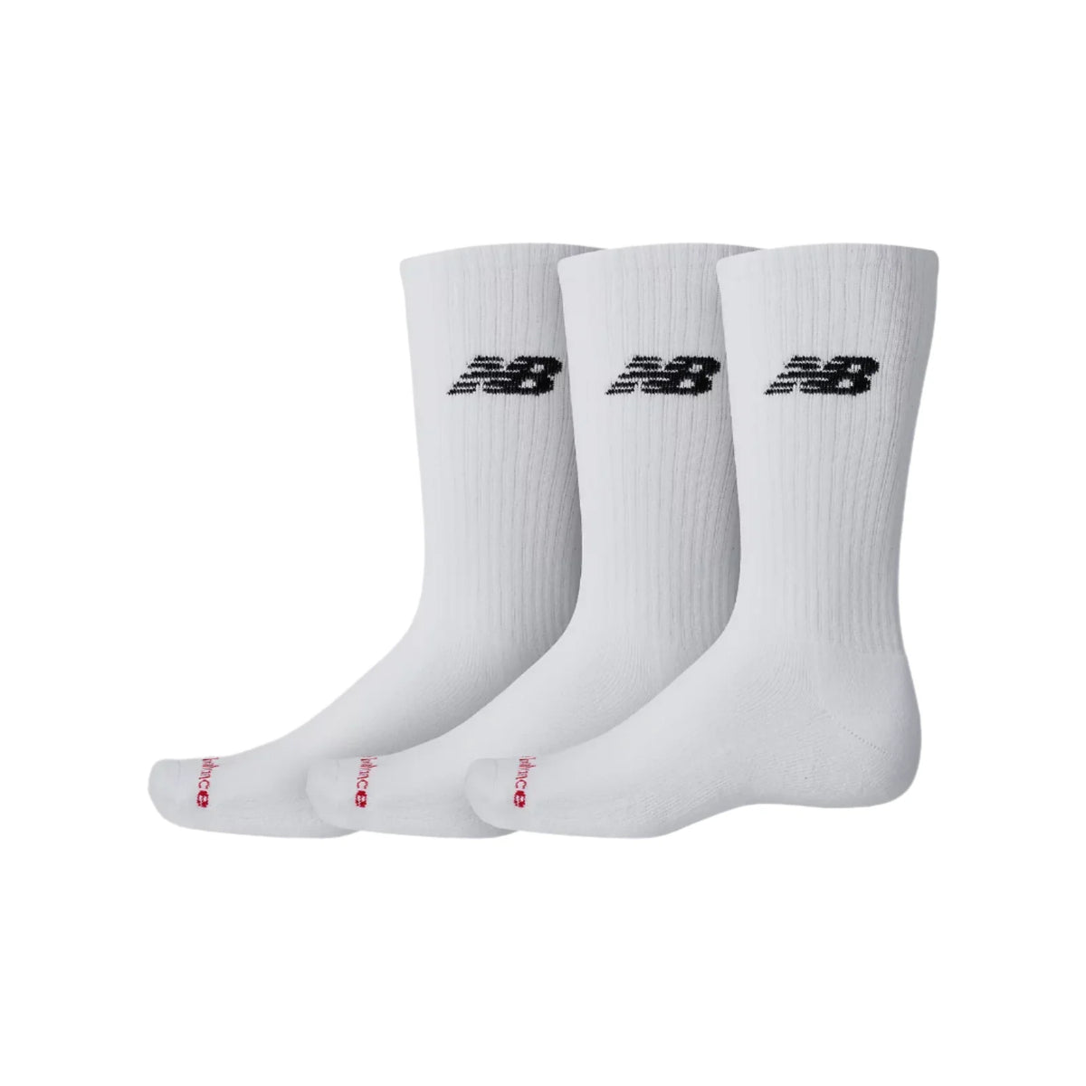 New Balance Everyday Crew Socks White LAS51293 3 Pairs