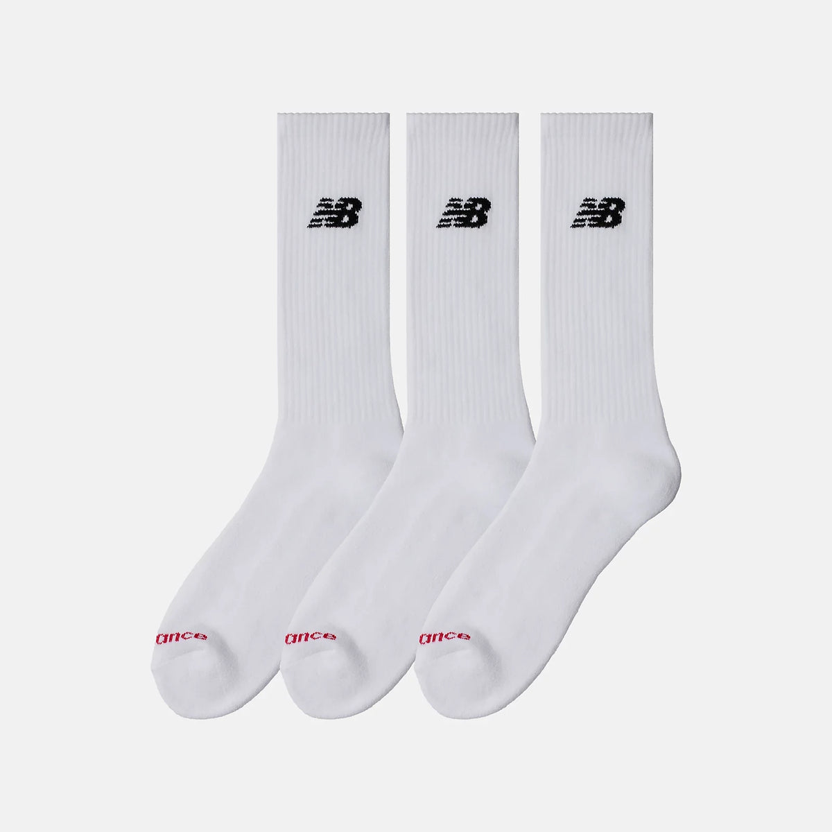 New Balance Everyday Crew Socks White LAS51293 3 Pairs