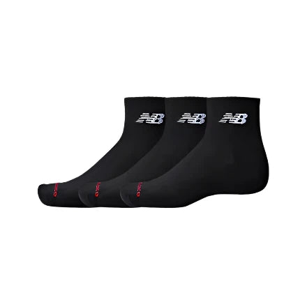 New Balance Everyday Crew Socks Black LAS51303 3 Pairs
