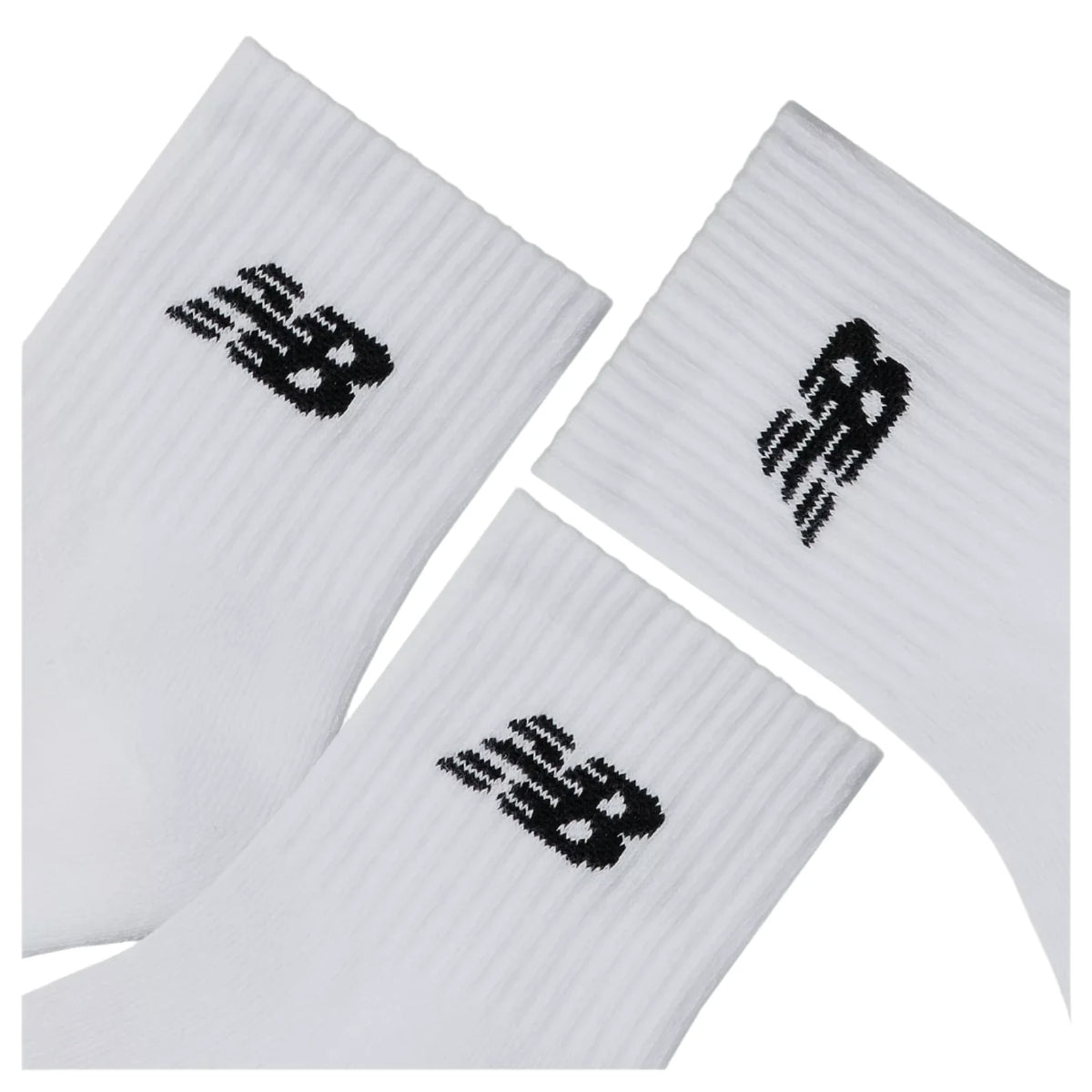 New Balance Everyday Crew Socks White LAS51303 3 Pairs