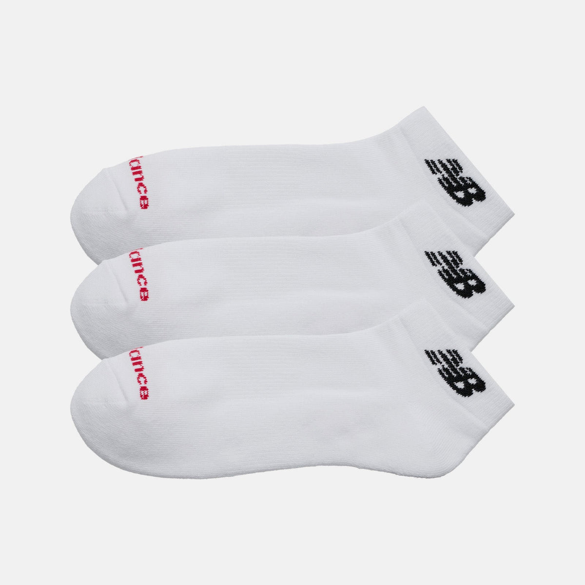 New Balance socks Everyday Low Cut White LAS51333 WT 3 Pairs