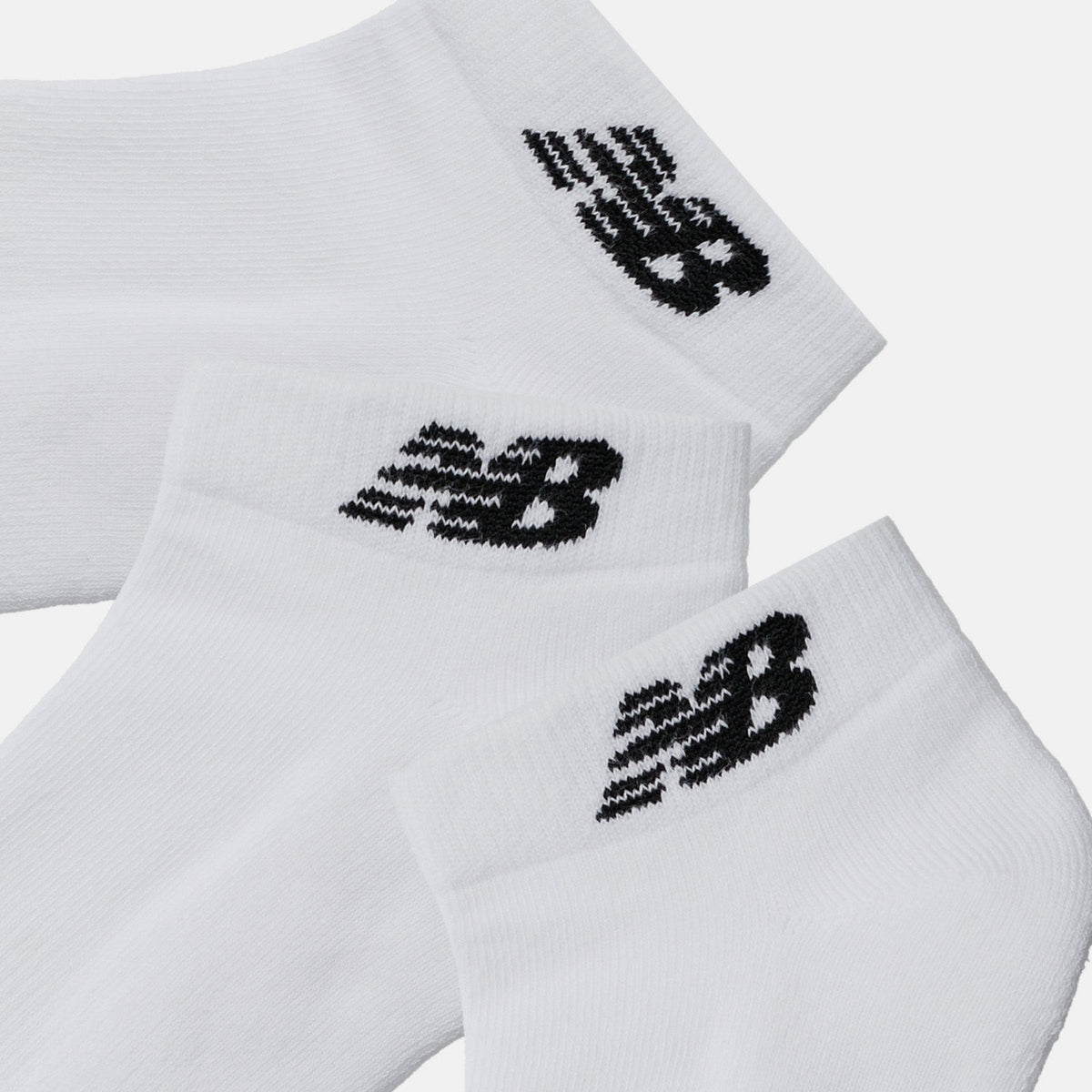 New Balance socks Everyday Low Cut White LAS51333 WT 3 Pairs